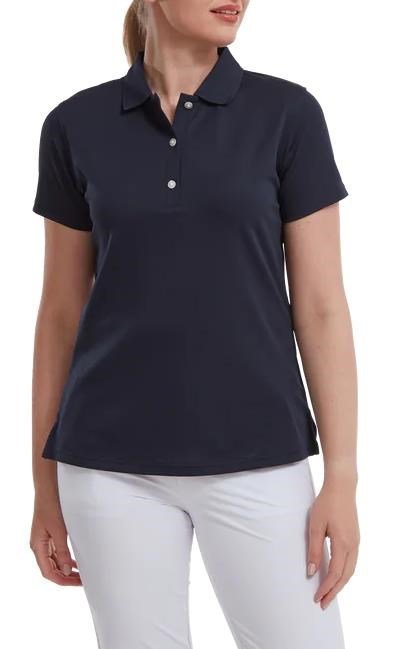 FootJoy Stretch Pique Solid dames polo, navy
