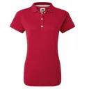 FootJoy Stretch Pique Solid dames polo, rood