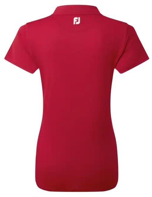 FootJoy Stretch Pique Solid dames polo, rood