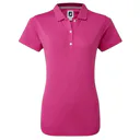 FootJoy Stretch Pique Solid dames polo, heather pink