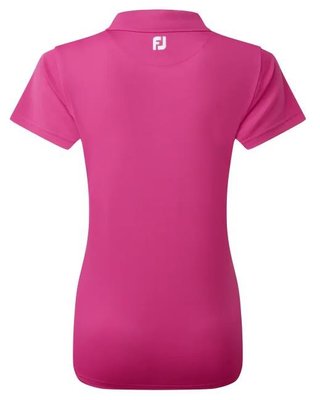 FootJoy Stretch Pique Solid dames polo, heather pink