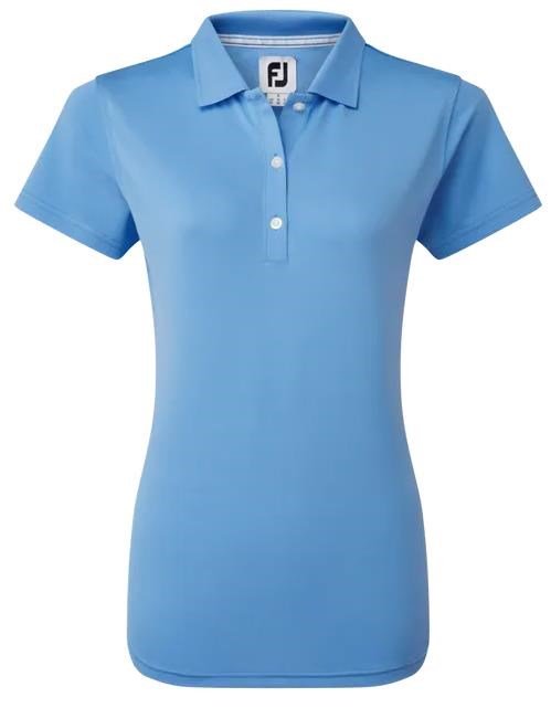 FootJoy Stretch Pique Solid dames polo, lichtblauw