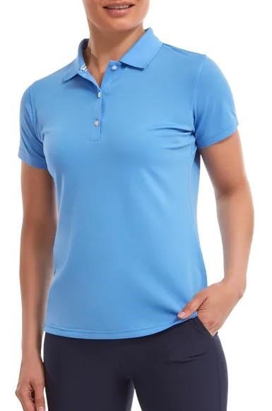 FootJoy Stretch Pique Solid dames polo, lichtblauw