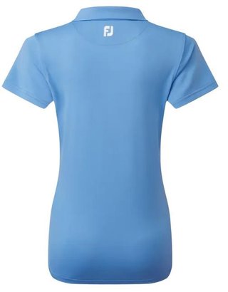 FootJoy Stretch Pique Solid dames polo, lichtblauw