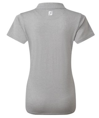 FootJoy Stretch Pique Solid dames polo, heather gray