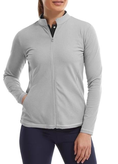 FootJoy Full-Zip Midlayer dames sweatshirt, grijs