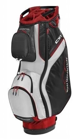 Sun Mountain CX1 cart bag, rood/zwart/wit