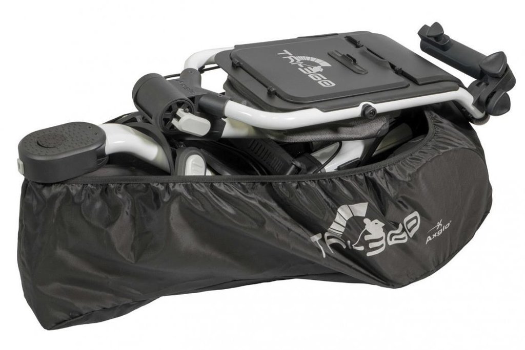 Axglo Tri-360 V2 Wheel Cover, zwart