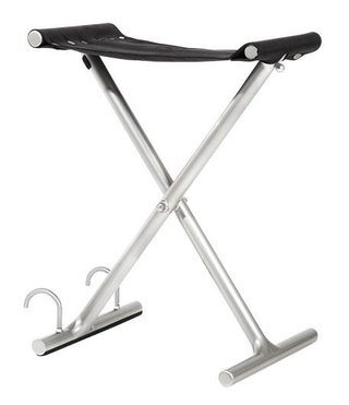 JuCad Golfer Seat made of Carbon, zilver