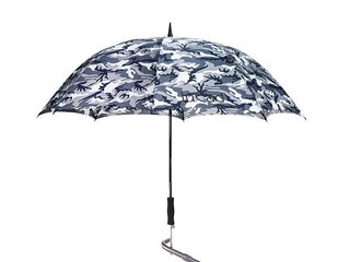 JuCad telescopische golfparaplu 68" met pin, camouflage/grijs