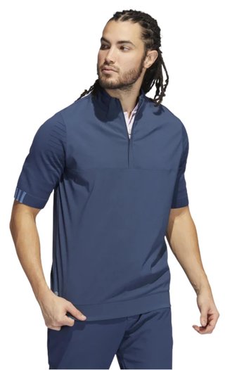 Adidas Primeknit Statement 1/4 heren sweatshirt, crew navy