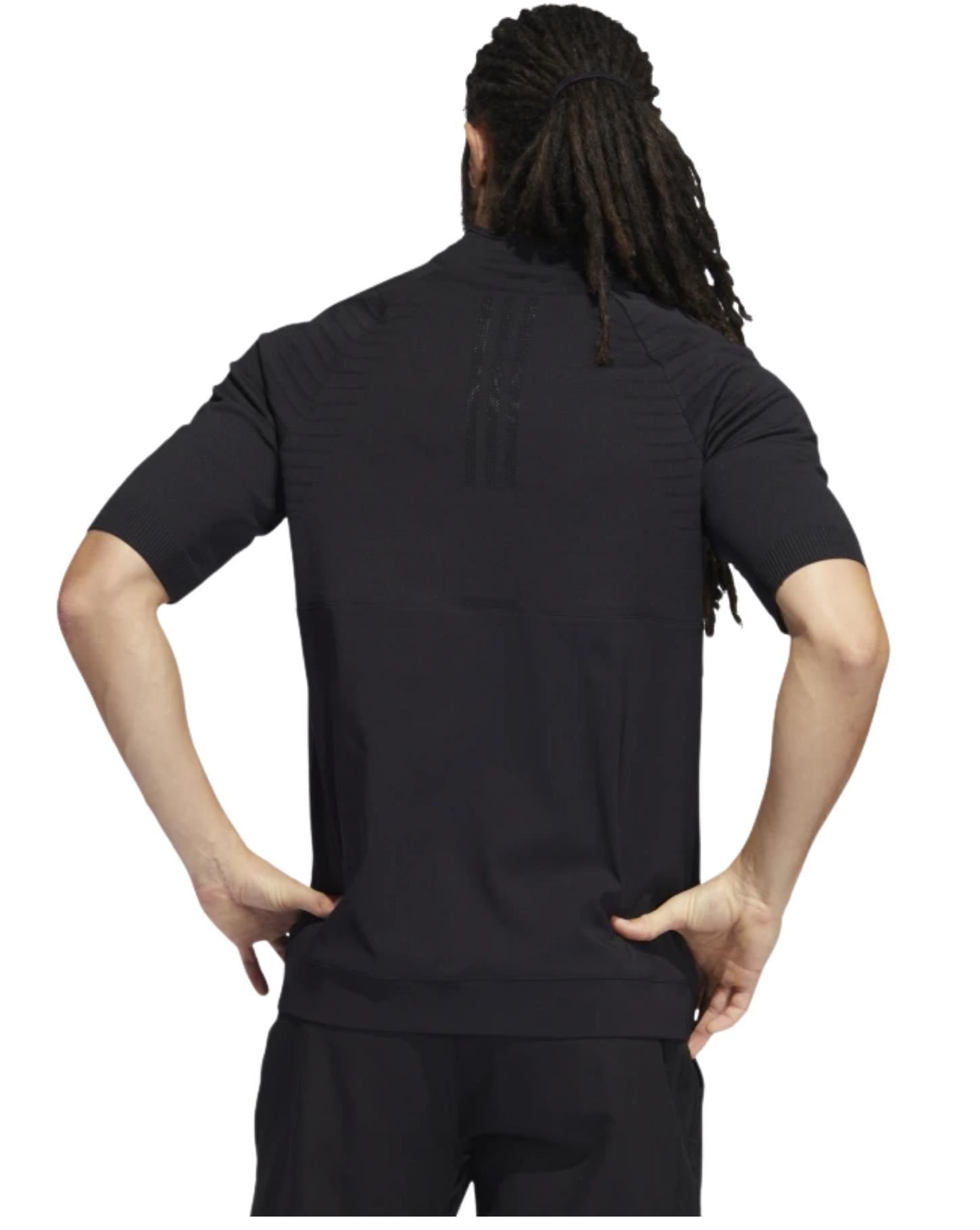 Adidas Primeknit Statement 1/4 heren sweater, zwart