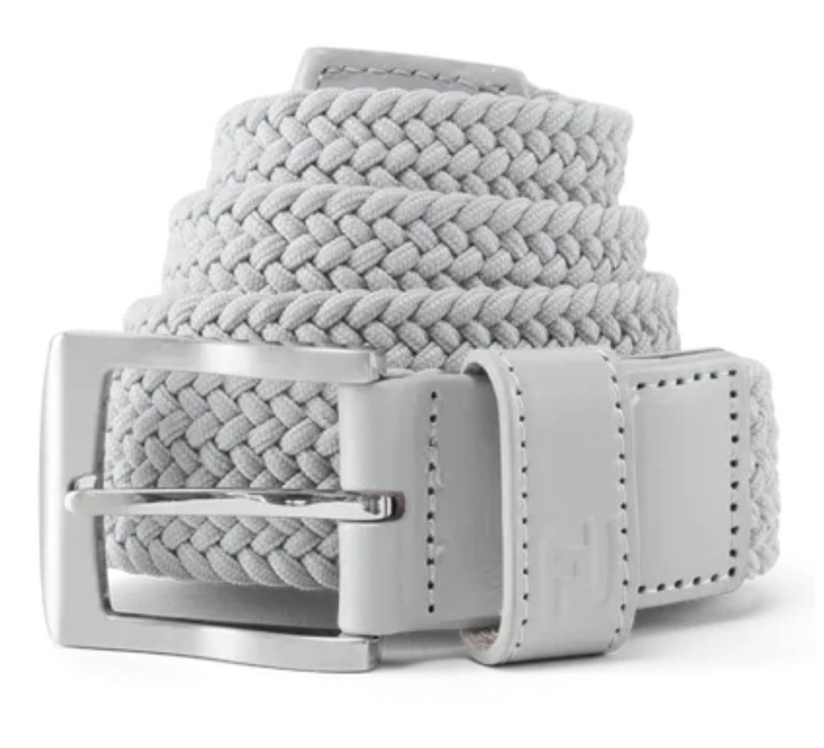 FootJoy Braided heren riem, grijs