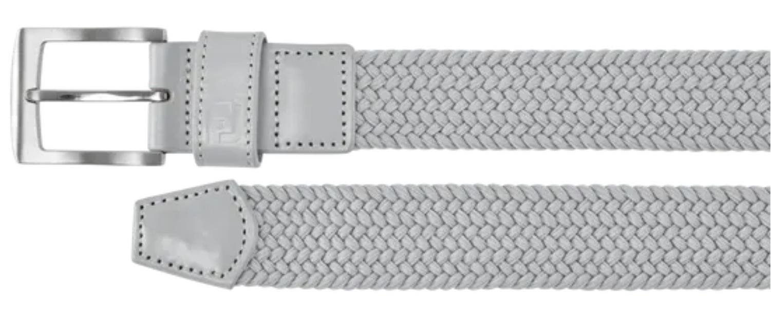 FootJoy Braided heren riem, grijs