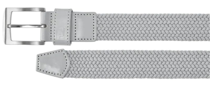 FootJoy Braided heren riem, grijs
