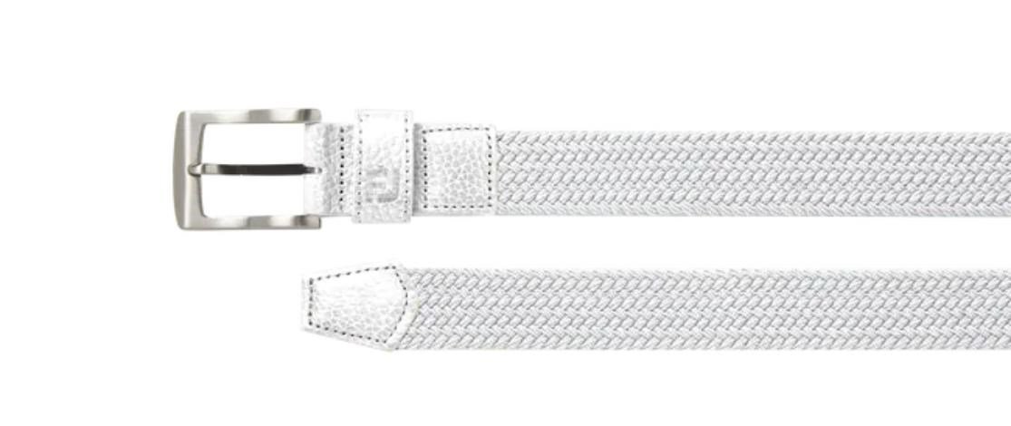 FootJoy Women's Braided damesriem, wit