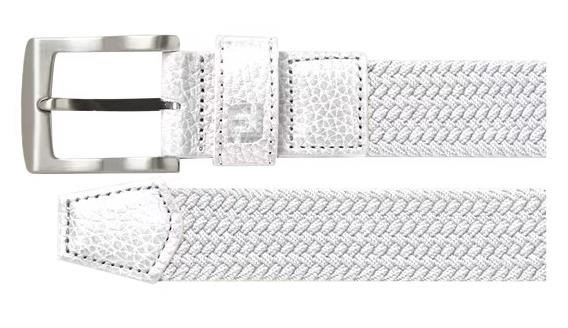 FootJoy Women's Braided damesriem, wit