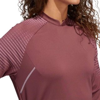 Adidas Cold Rdy Long Sleeve Mock dames sweatshirt, bordeauxrood