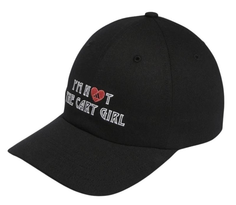 Adidas Cart Girl dames pet, zwart