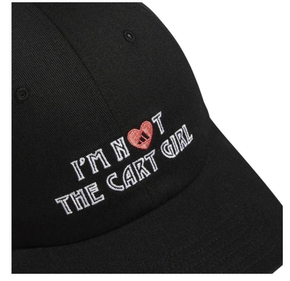 Adidas Cart Girl dames pet, zwart