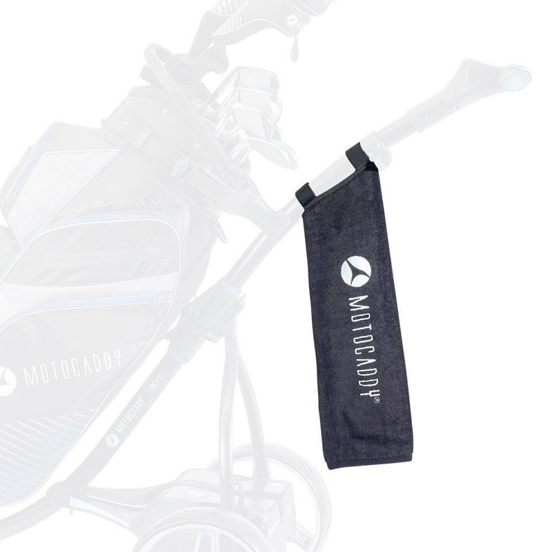 Motocaddy Deluxe Trolley handdoek, zwart