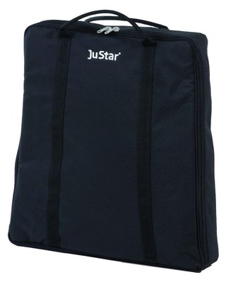 JuStar carry bag (Silver/Black Series, Silver manual, Carbon Light) cart bag, zwart