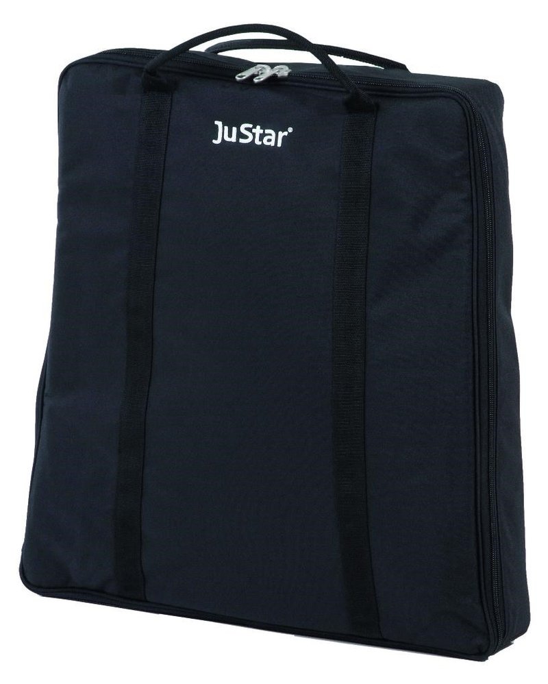 JuStar carry bag (Silver/Black Series, Silver manual, Carbon Light) cart bag, zwart