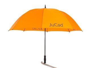 JuCad golfparaplu 68" met pin, oranje
