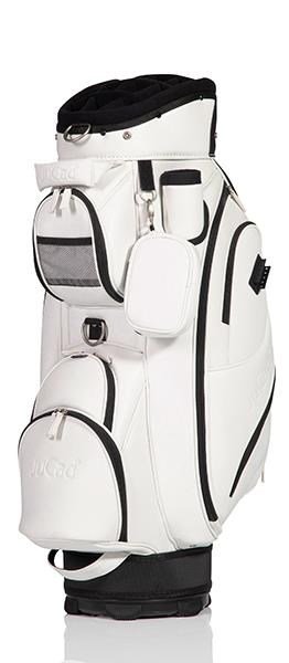 JuCad Style cart bag, wit/zwart