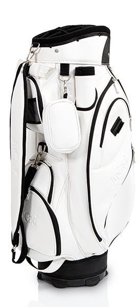JuCad Style cart bag, wit/zwart