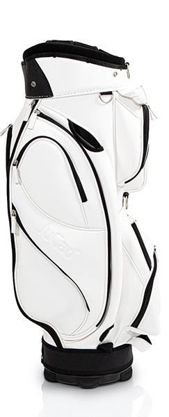 JuCad Style cart bag, wit/zwart