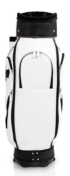 JuCad Style cart bag, wit/zwart