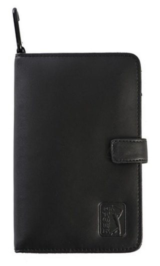 PGA Tour Real Leather Score Card and Accessory Wallet, zwart