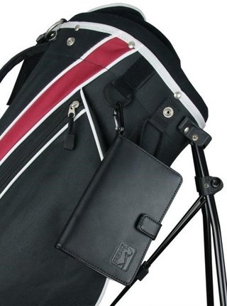PGA Tour Real Leather Score Card and Accessory Wallet, zwart