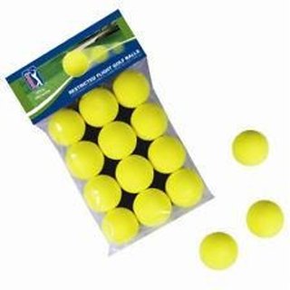 PGA Tour Indoor-Outdoor trainingsballen (12 ballen), geel