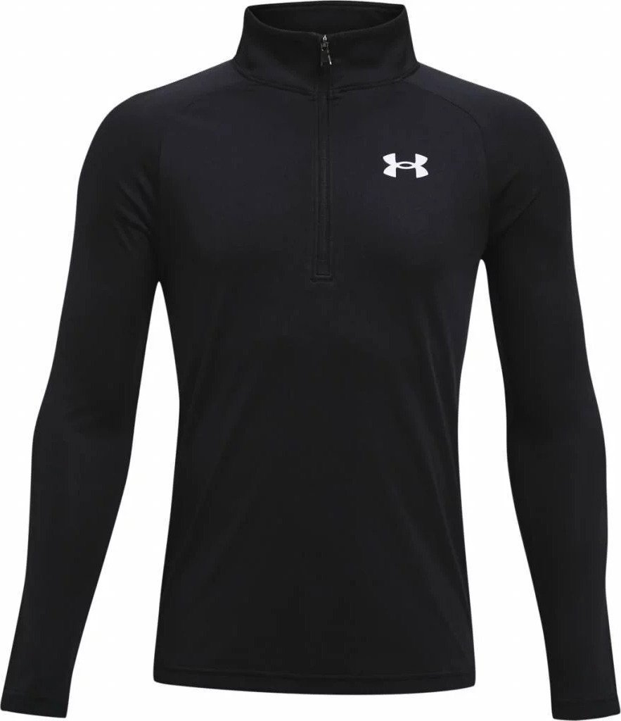 Under Armour Tech 2.0 1/2 Zip junior sportshirt, zwart