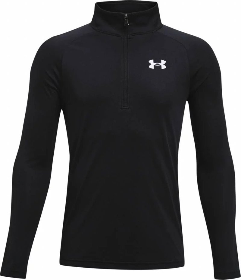 Under Armour Tech 2.0 1/2 Zip junior sportshirt, zwart