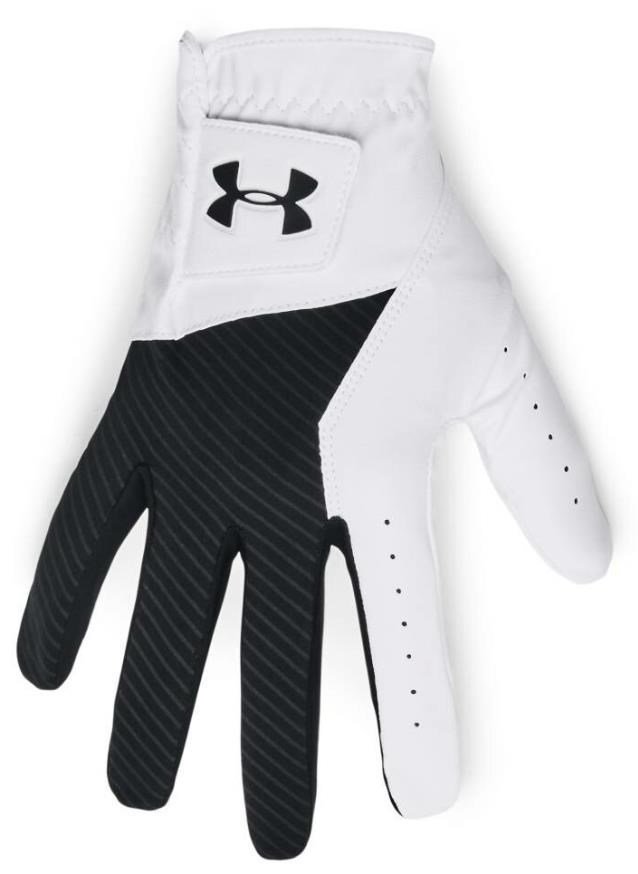 Under Armour Medal heren golfhandschoen, wit/zwart