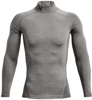 Under Armour ColdGear® Compression Mock heren top, charcoal light heather/black