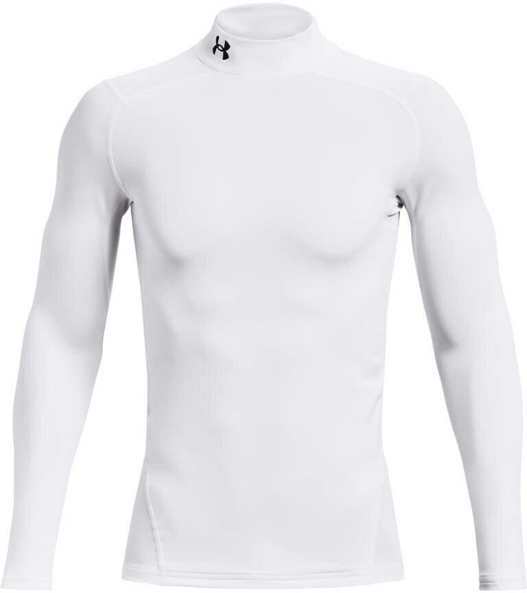 Under Armour ColdGear® Compression Mock heren thermoshirt, wit