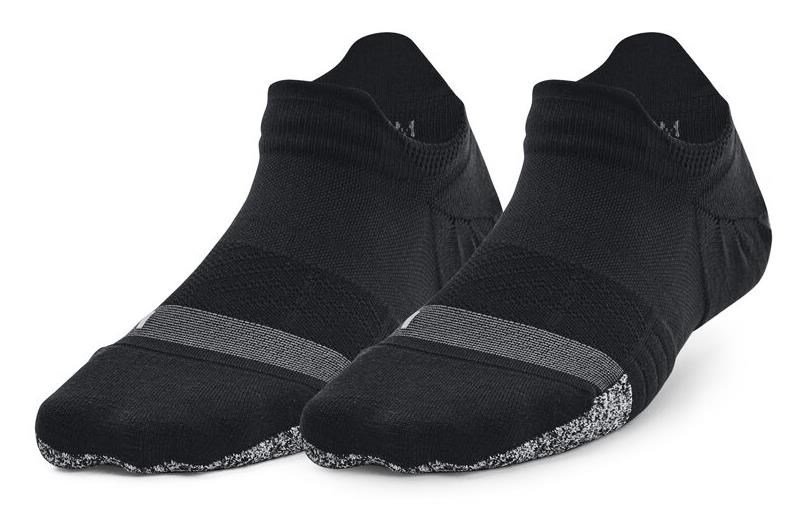 Under Armour Breathe 2 No Show Tab dames sokken (2 paar), zwart
