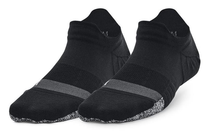 Under Armour Breathe 2 No Show Tab dames sokken (2 paar), zwart