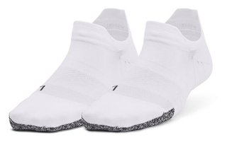 Under Armour Breathe 2 No Show Tab dames sokken (2 paar), wit, EU 36-44,5