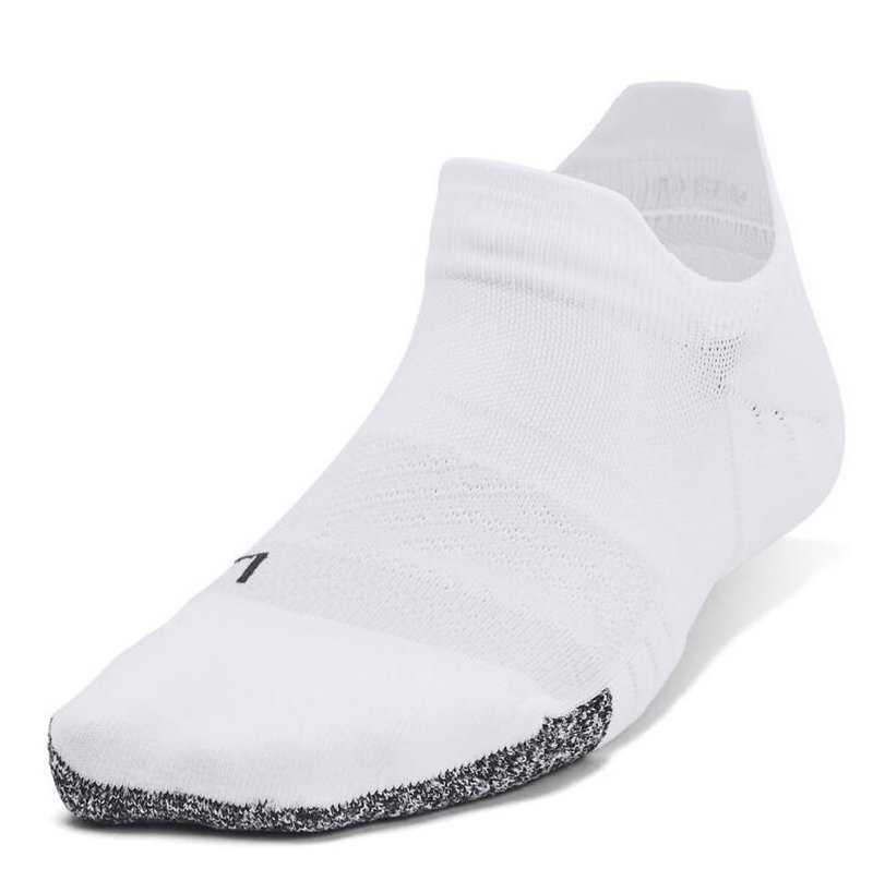 Under Armour Breathe 2 No Show Tab dames sokken (2 paar), wit, EU 36-44,5