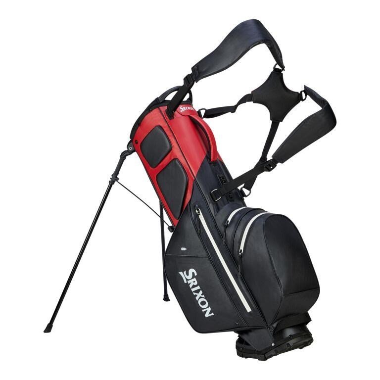 Srixon Waterproof stand bag, zwart/rood