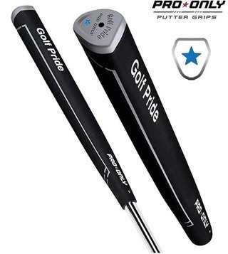 Golf Pride Pro Only Blue Star 81cc putter grip, zwart