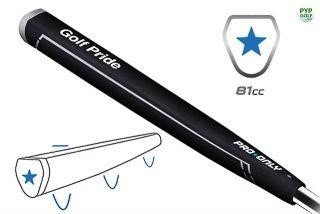 Golf Pride Pro Only Blue Star 81cc putter grip, zwart
