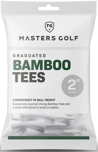 Masters Golf Masters Graduated Bamboo tees 51mm (2"), 20 tees