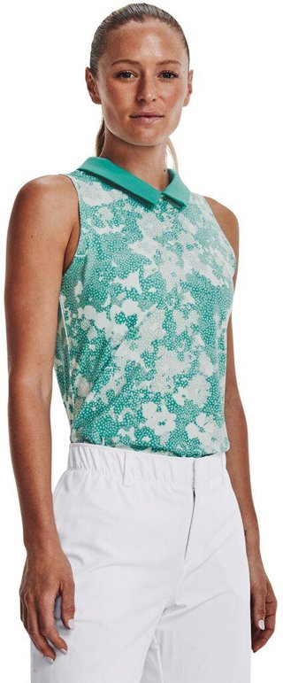 Under Armour Zinger Rise Sleeveless dames polo, groen