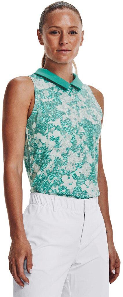 Under Armour Zinger Rise Sleeveless dames polo, groen